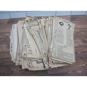 Huge Lot Craft of the Week Patterns 1978-1988